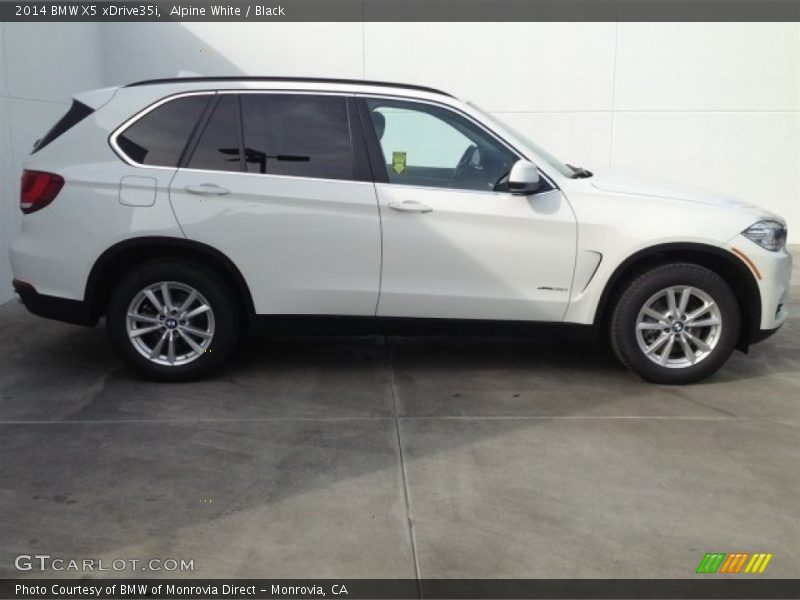 Alpine White / Black 2014 BMW X5 xDrive35i