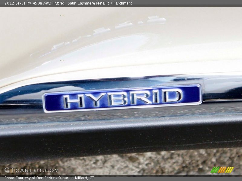 Satin Cashmere Metallic / Parchment 2012 Lexus RX 450h AWD Hybrid