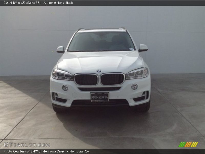 Alpine White / Black 2014 BMW X5 xDrive35i
