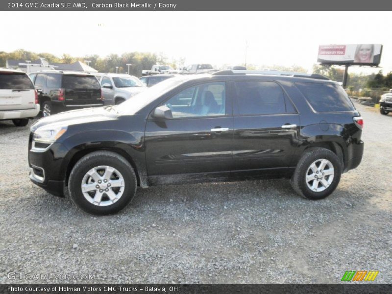 Carbon Black Metallic / Ebony 2014 GMC Acadia SLE AWD