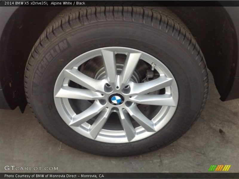 Alpine White / Black 2014 BMW X5 xDrive35i
