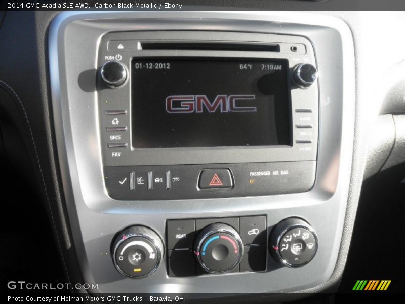 Carbon Black Metallic / Ebony 2014 GMC Acadia SLE AWD