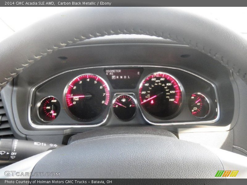 Carbon Black Metallic / Ebony 2014 GMC Acadia SLE AWD