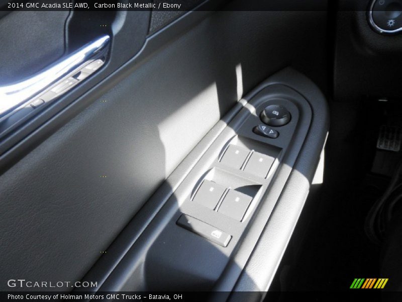Carbon Black Metallic / Ebony 2014 GMC Acadia SLE AWD