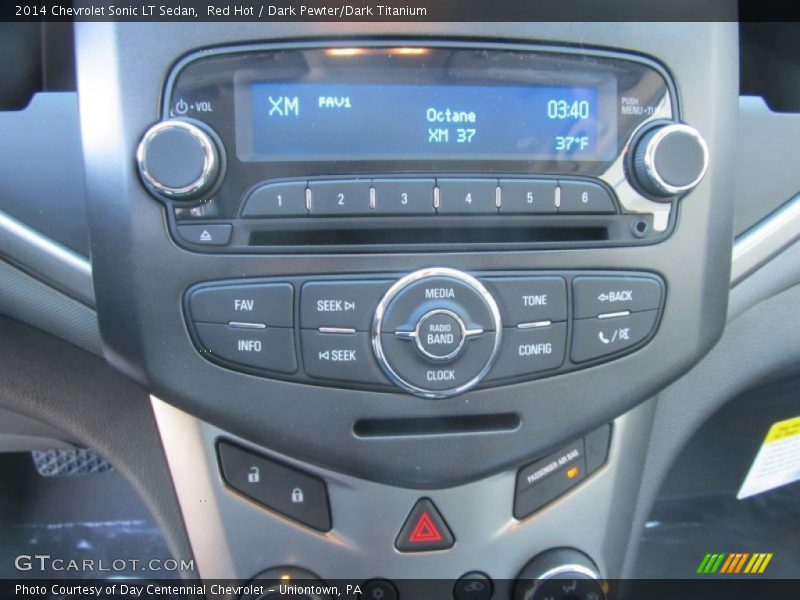 Red Hot / Dark Pewter/Dark Titanium 2014 Chevrolet Sonic LT Sedan