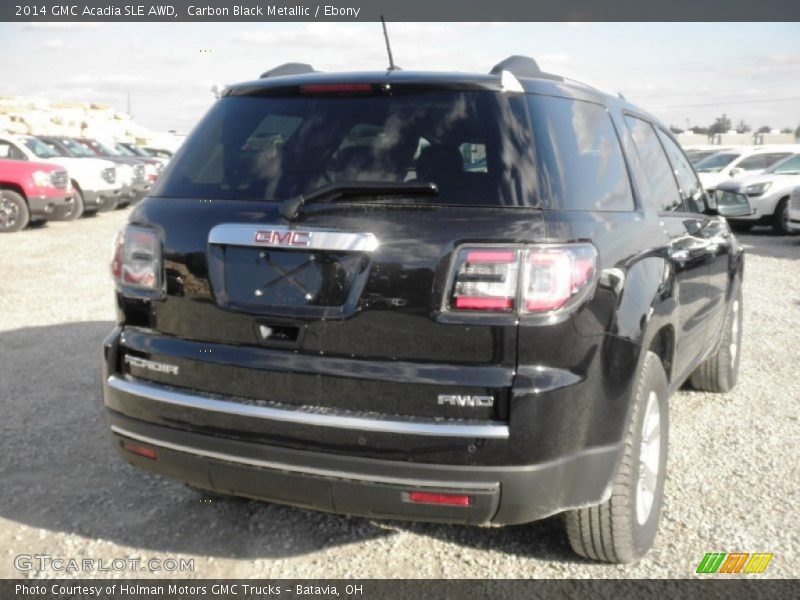 Carbon Black Metallic / Ebony 2014 GMC Acadia SLE AWD
