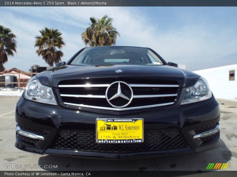 Black / Almond/Mocha 2014 Mercedes-Benz C 250 Sport