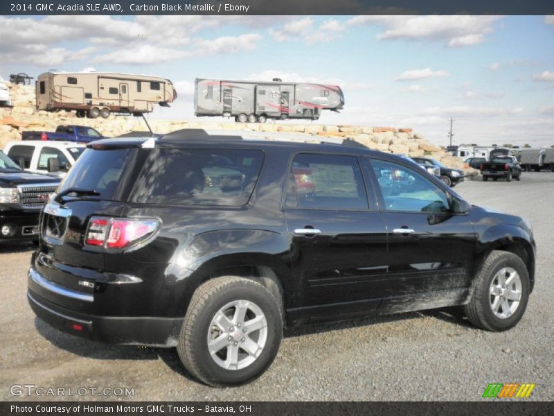 Carbon Black Metallic / Ebony 2014 GMC Acadia SLE AWD