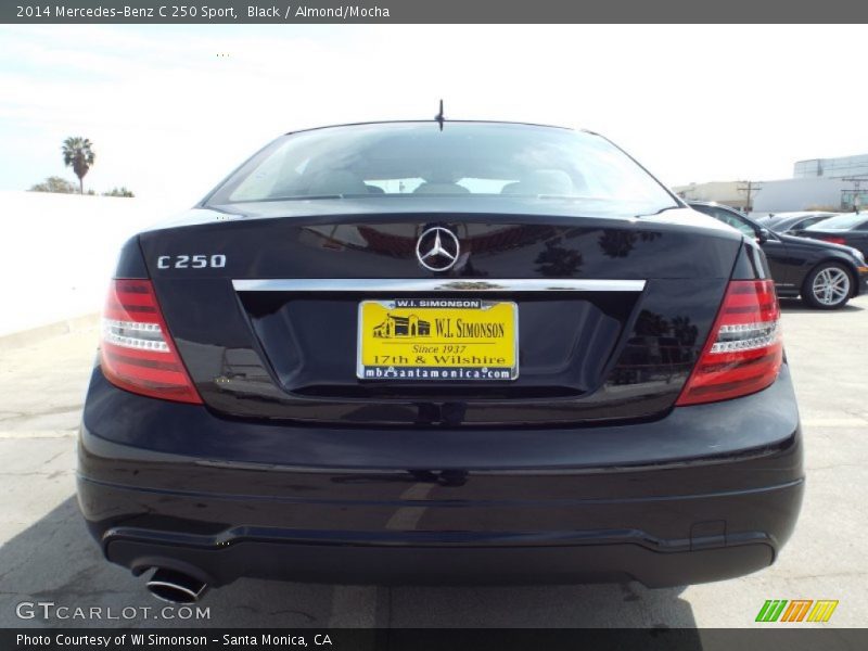 Black / Almond/Mocha 2014 Mercedes-Benz C 250 Sport