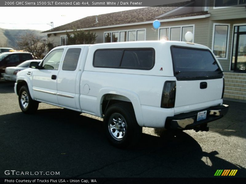 Summit White / Dark Pewter 2006 GMC Sierra 1500 SLT Extended Cab 4x4
