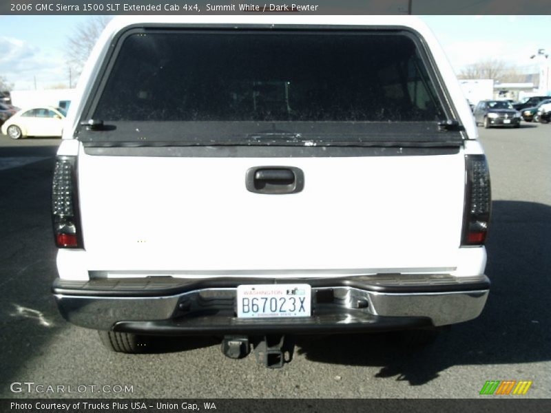 Summit White / Dark Pewter 2006 GMC Sierra 1500 SLT Extended Cab 4x4