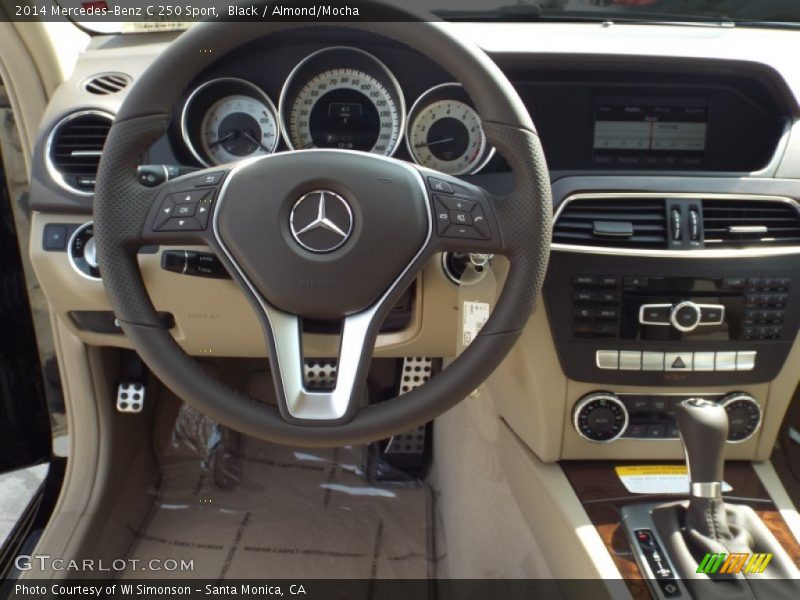 Black / Almond/Mocha 2014 Mercedes-Benz C 250 Sport