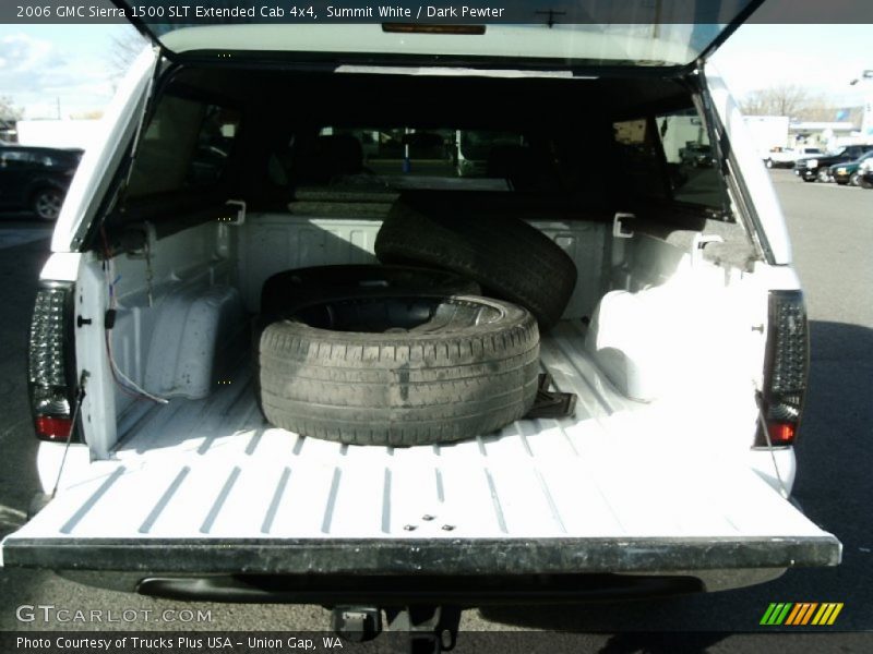 Summit White / Dark Pewter 2006 GMC Sierra 1500 SLT Extended Cab 4x4