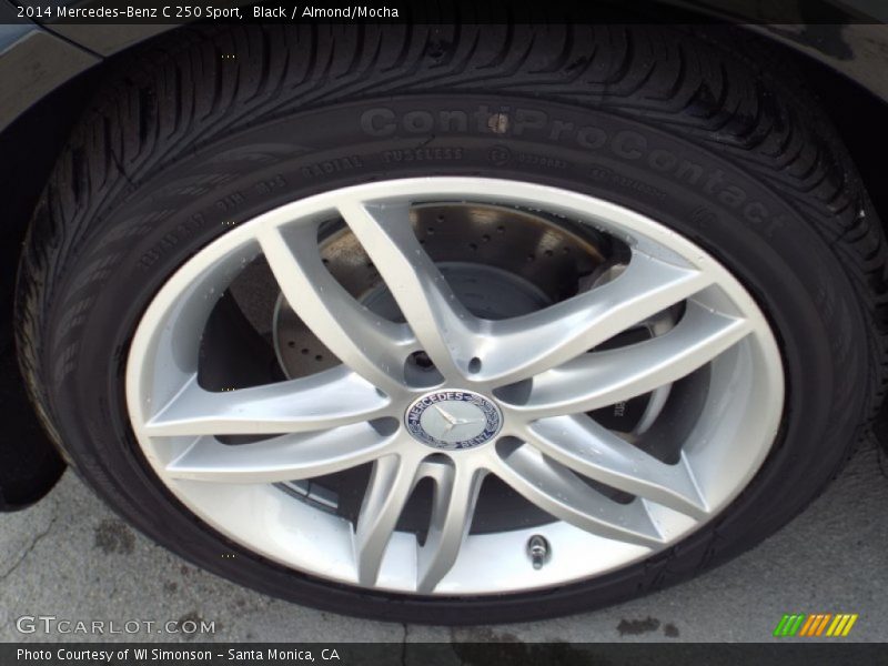 Black / Almond/Mocha 2014 Mercedes-Benz C 250 Sport