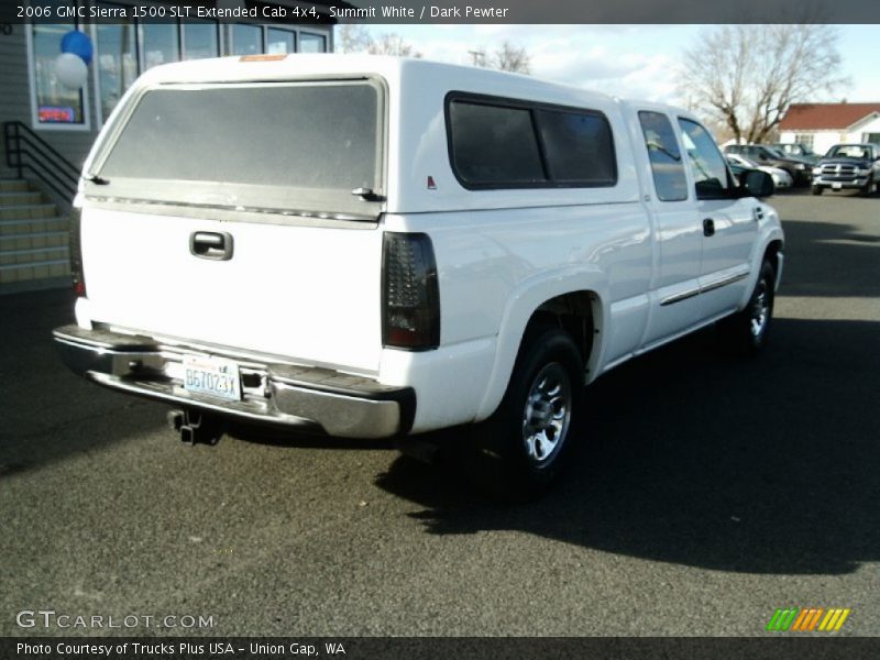 Summit White / Dark Pewter 2006 GMC Sierra 1500 SLT Extended Cab 4x4