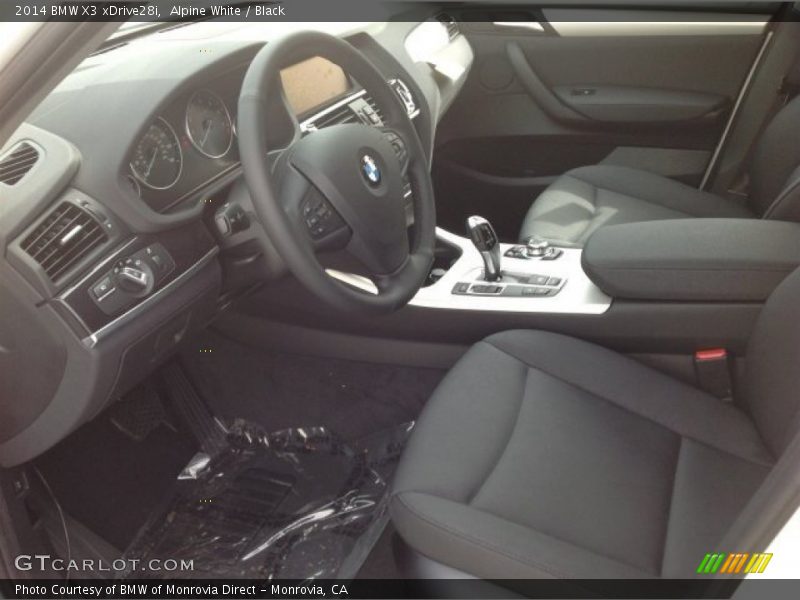 Alpine White / Black 2014 BMW X3 xDrive28i