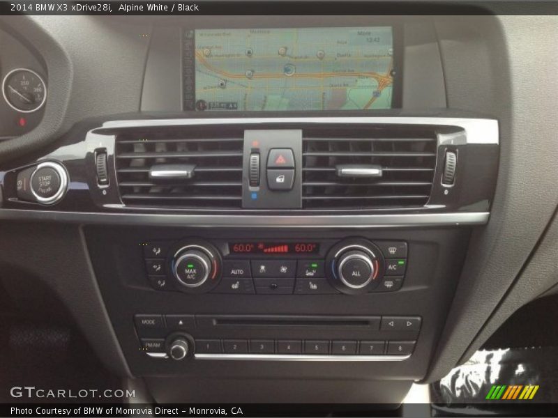 Alpine White / Black 2014 BMW X3 xDrive28i