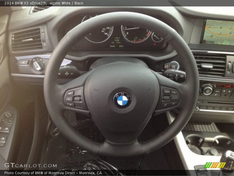 Alpine White / Black 2014 BMW X3 xDrive28i