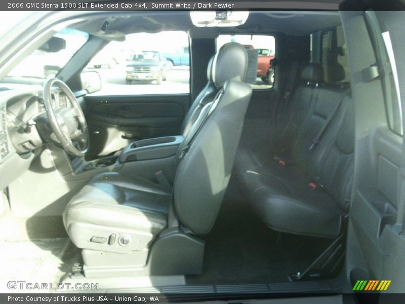 Summit White / Dark Pewter 2006 GMC Sierra 1500 SLT Extended Cab 4x4