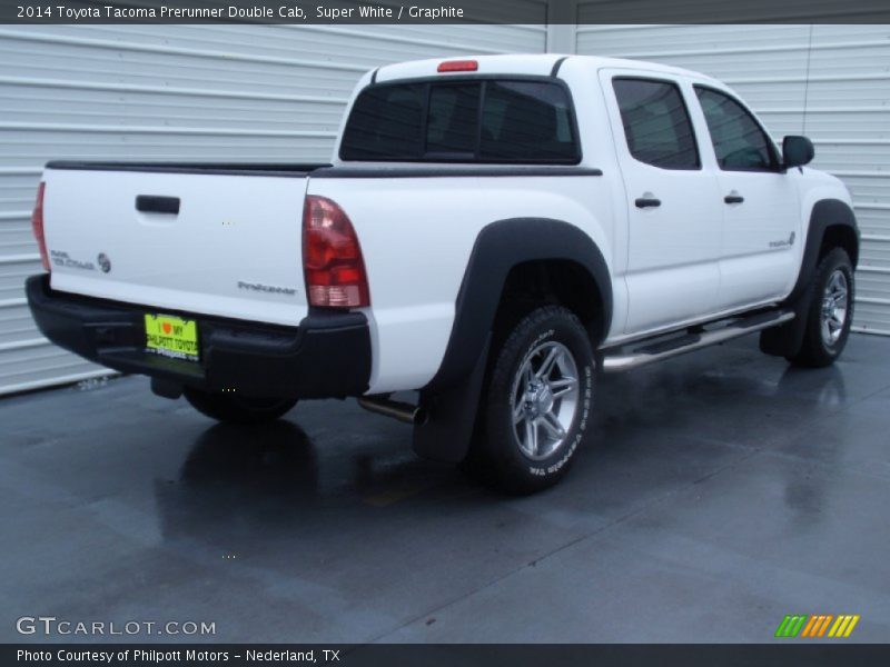 Super White / Graphite 2014 Toyota Tacoma Prerunner Double Cab