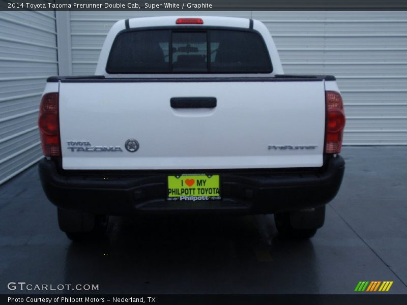 Super White / Graphite 2014 Toyota Tacoma Prerunner Double Cab