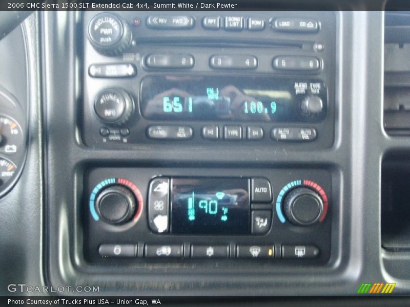 Summit White / Dark Pewter 2006 GMC Sierra 1500 SLT Extended Cab 4x4