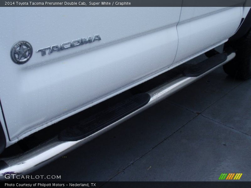 Super White / Graphite 2014 Toyota Tacoma Prerunner Double Cab