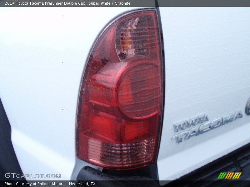 Super White / Graphite 2014 Toyota Tacoma Prerunner Double Cab