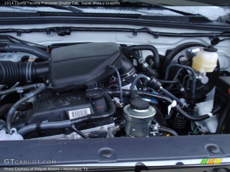 Super White / Graphite 2014 Toyota Tacoma Prerunner Double Cab