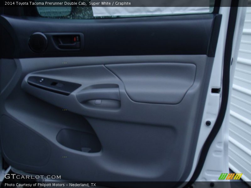 Super White / Graphite 2014 Toyota Tacoma Prerunner Double Cab