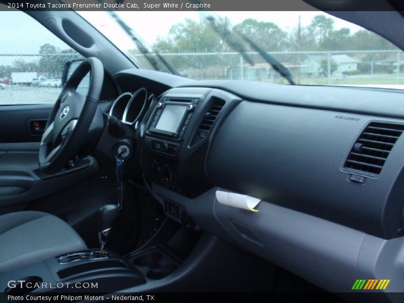 Super White / Graphite 2014 Toyota Tacoma Prerunner Double Cab