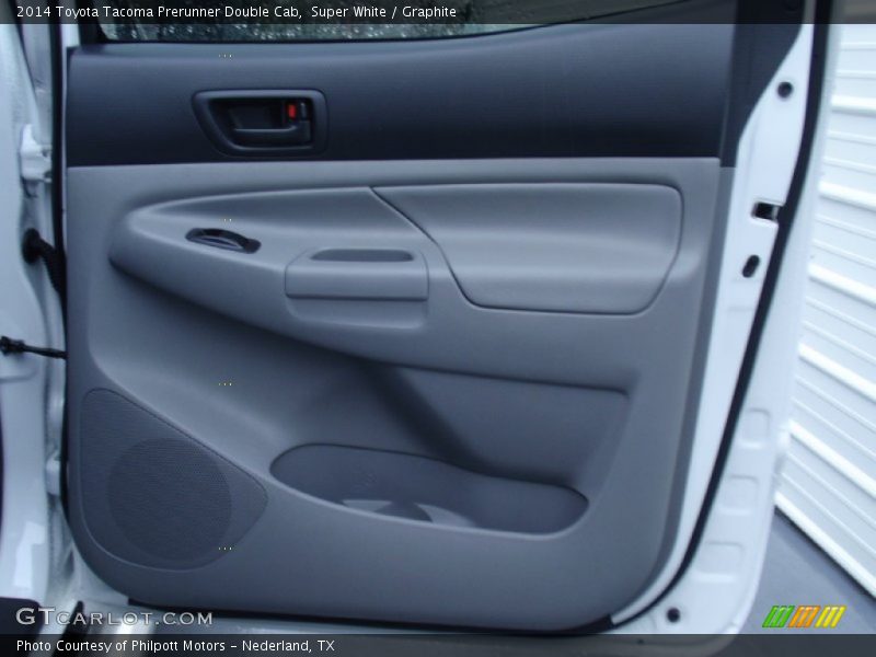 Super White / Graphite 2014 Toyota Tacoma Prerunner Double Cab