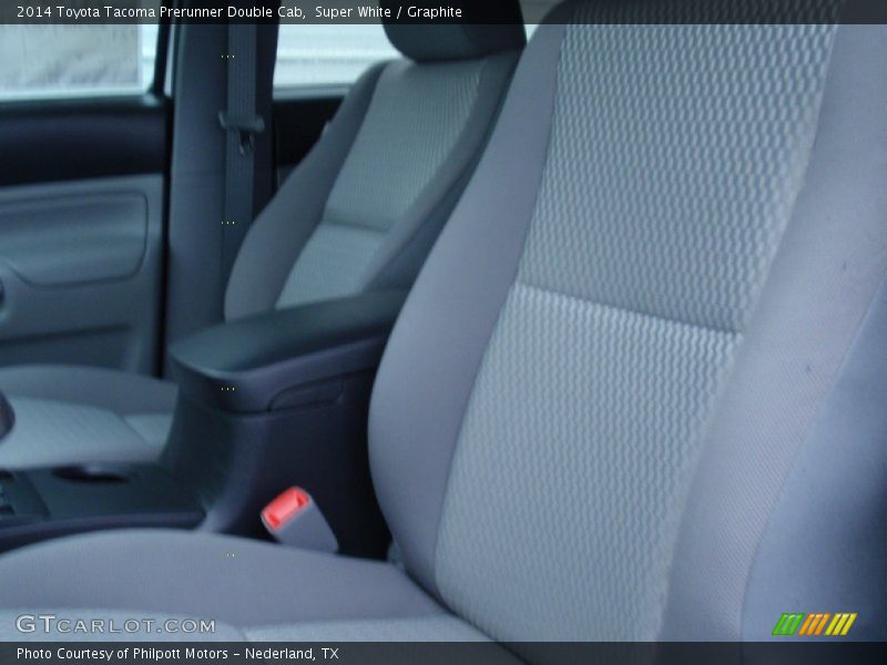 Super White / Graphite 2014 Toyota Tacoma Prerunner Double Cab