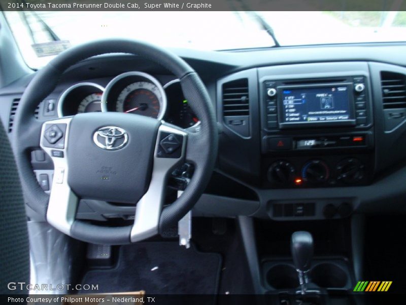 Super White / Graphite 2014 Toyota Tacoma Prerunner Double Cab