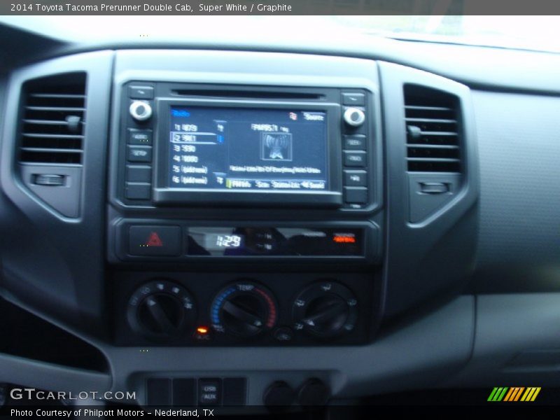 Super White / Graphite 2014 Toyota Tacoma Prerunner Double Cab