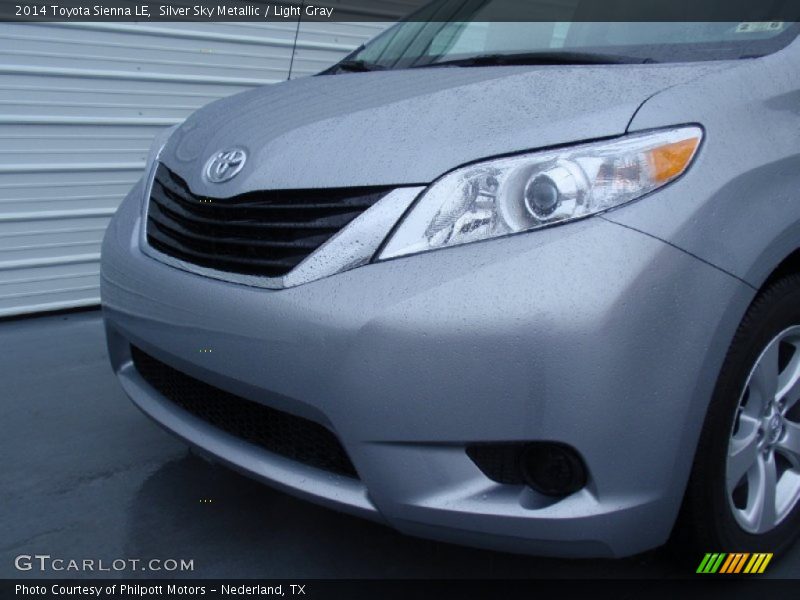 Silver Sky Metallic / Light Gray 2014 Toyota Sienna LE