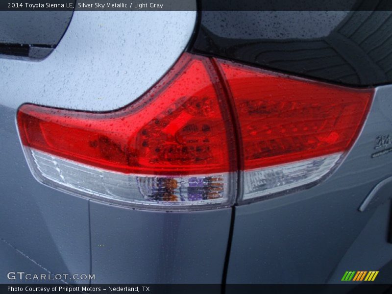 Silver Sky Metallic / Light Gray 2014 Toyota Sienna LE