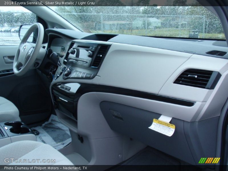 Silver Sky Metallic / Light Gray 2014 Toyota Sienna LE