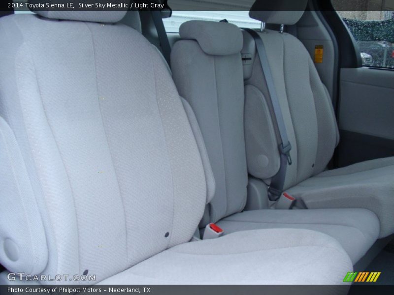 Silver Sky Metallic / Light Gray 2014 Toyota Sienna LE