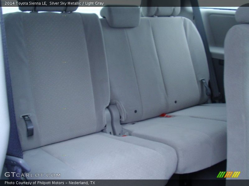 Silver Sky Metallic / Light Gray 2014 Toyota Sienna LE