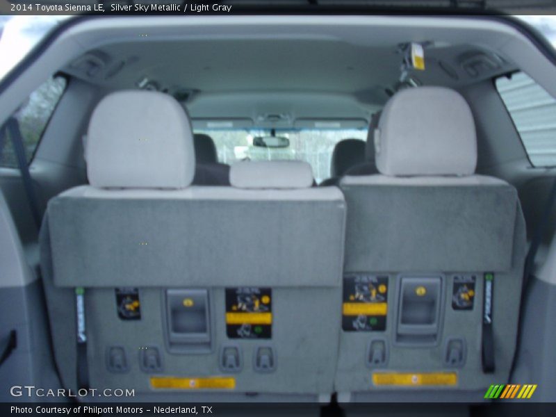 Silver Sky Metallic / Light Gray 2014 Toyota Sienna LE