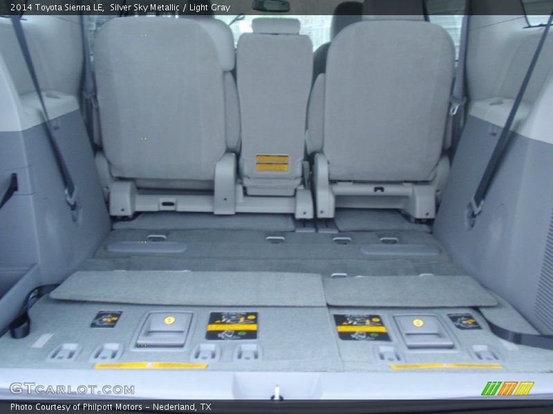 Silver Sky Metallic / Light Gray 2014 Toyota Sienna LE