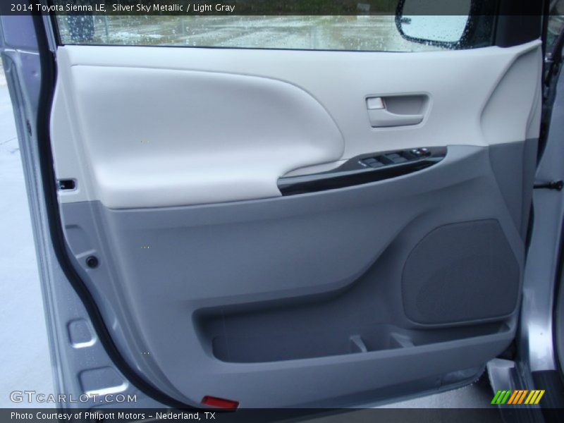 Silver Sky Metallic / Light Gray 2014 Toyota Sienna LE