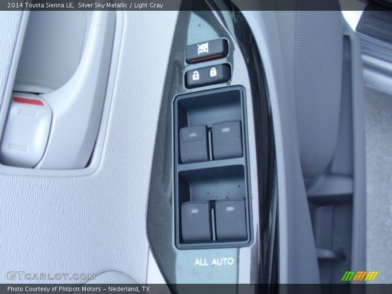 Silver Sky Metallic / Light Gray 2014 Toyota Sienna LE