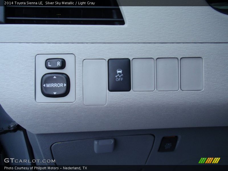 Silver Sky Metallic / Light Gray 2014 Toyota Sienna LE