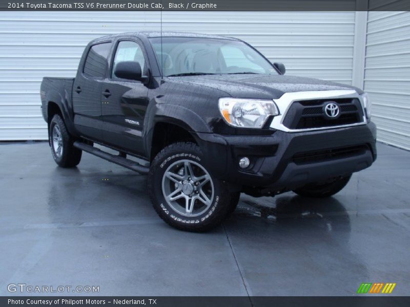 Black / Graphite 2014 Toyota Tacoma TSS V6 Prerunner Double Cab