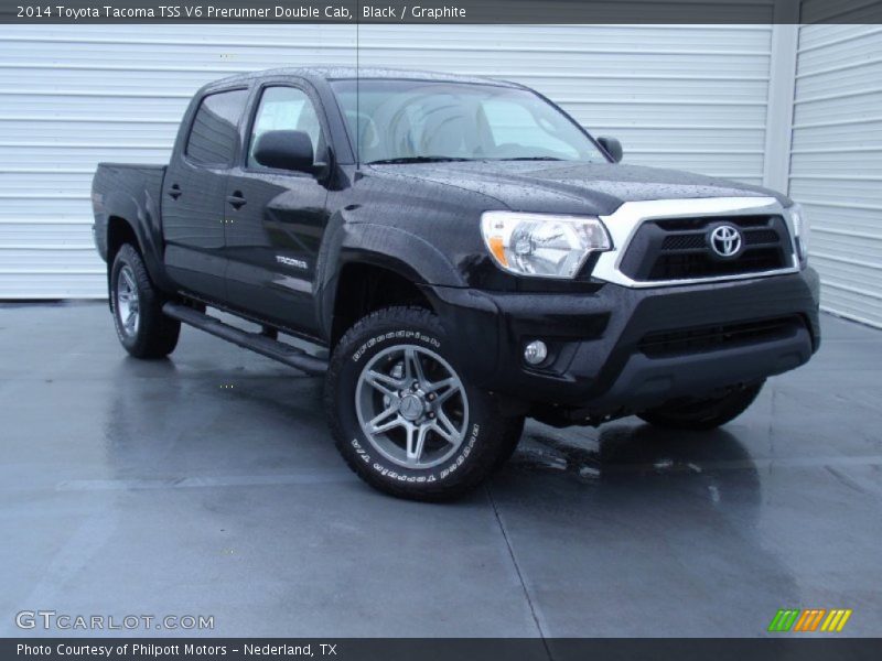 Black / Graphite 2014 Toyota Tacoma TSS V6 Prerunner Double Cab