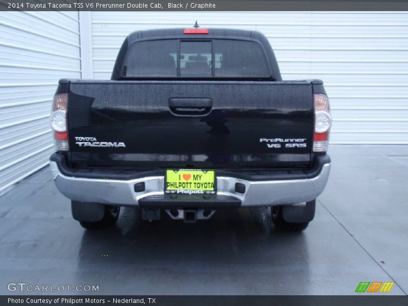 Black / Graphite 2014 Toyota Tacoma TSS V6 Prerunner Double Cab