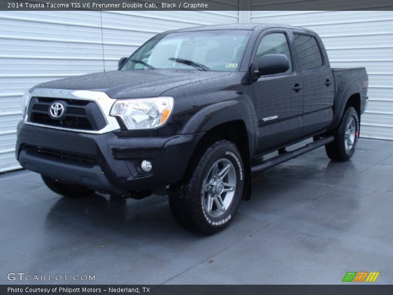 Black / Graphite 2014 Toyota Tacoma TSS V6 Prerunner Double Cab