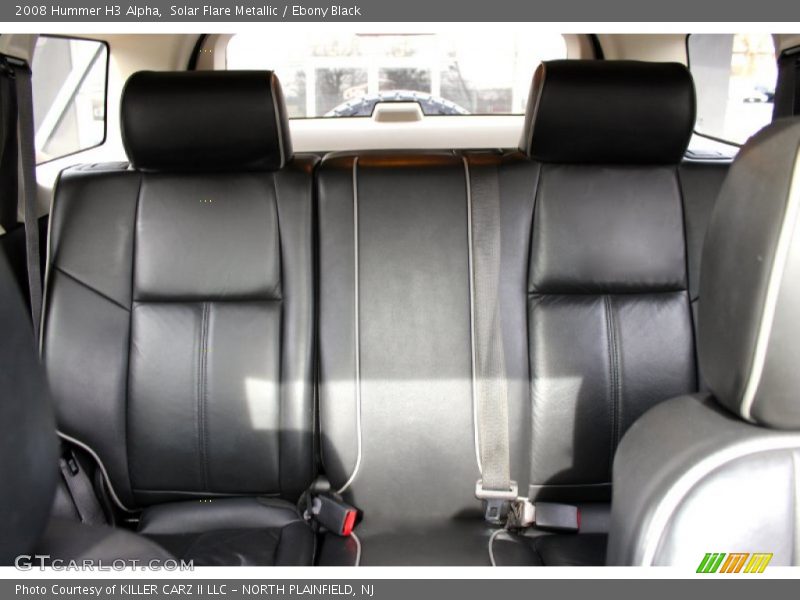Rear Seat of 2008 H3 Alpha